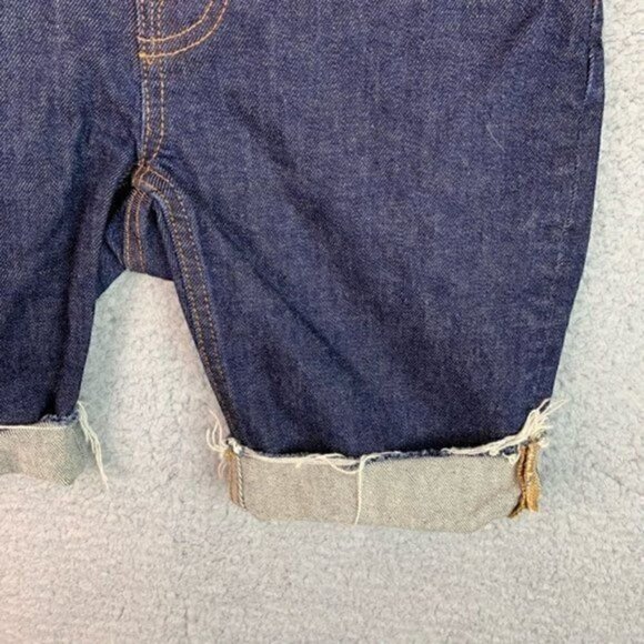 Everlane Womens Jean Shorts Blue Stretch Pockets High Rise Cuffed Hem Denim 23 - Picture 6 of 11